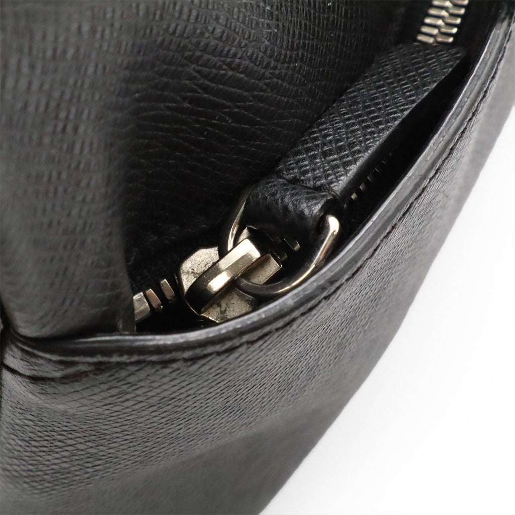 Louis Vuitton Taiga PDB PM Business Briefcase Document Purse Ardoise Black — view 7