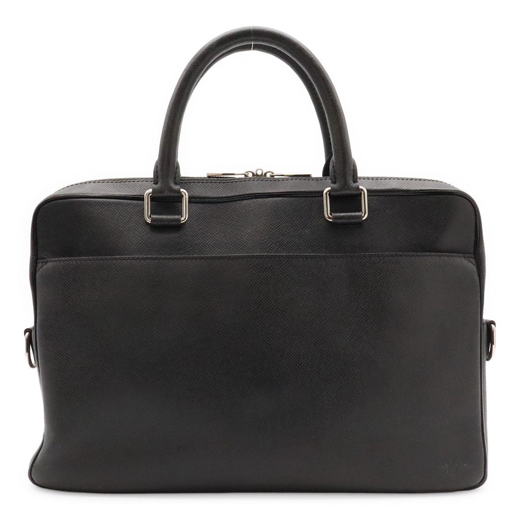 Louis Vuitton Taiga PDB PM Business Briefcase Document Purse Ardoise Black
