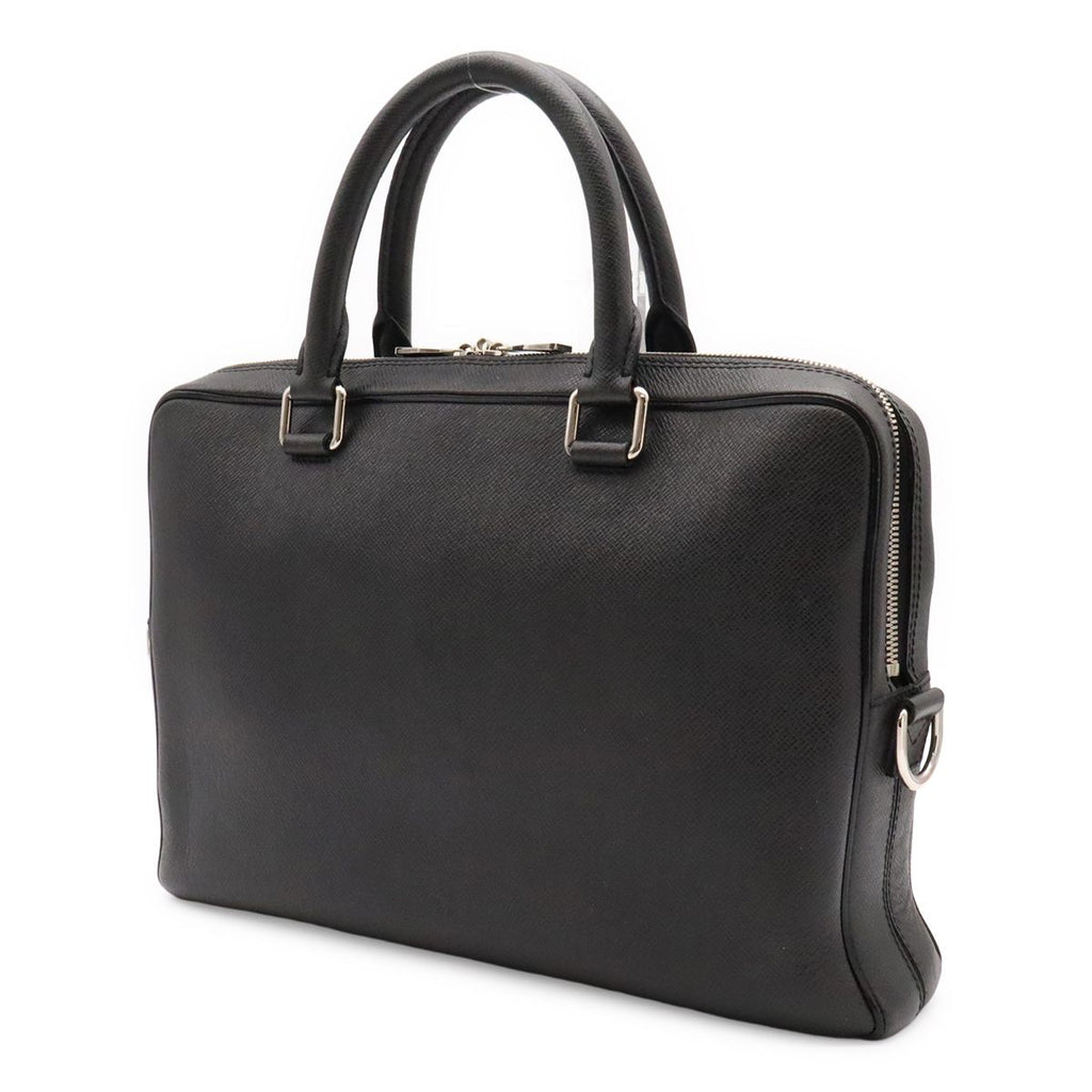 Louis Vuitton Taiga PDB PM Business Briefcase Document Purse Ardoise Black — view 2