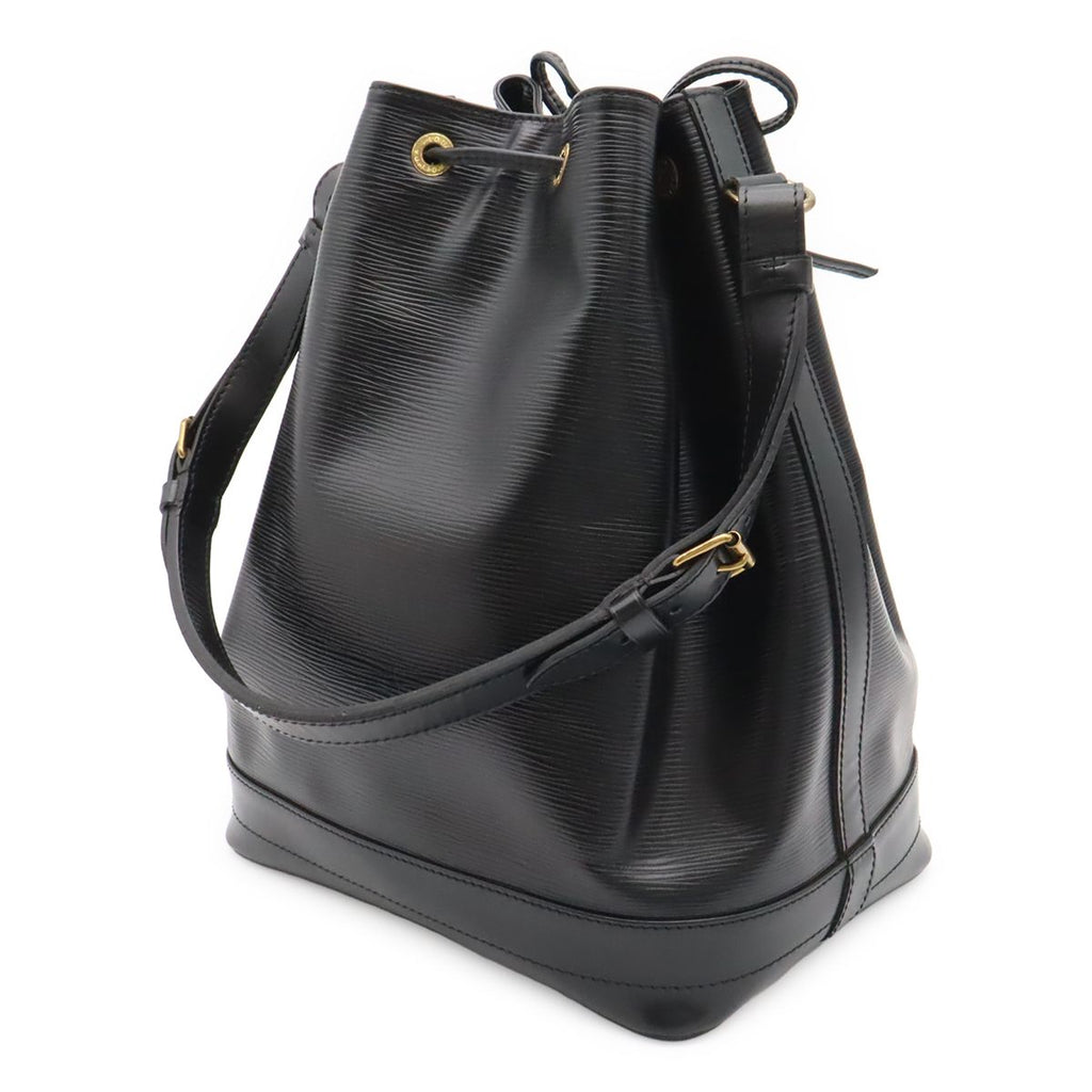 Louis Vuitton Epi Noe Shoulder Bag Drawstring Noir Black Gold — view 2