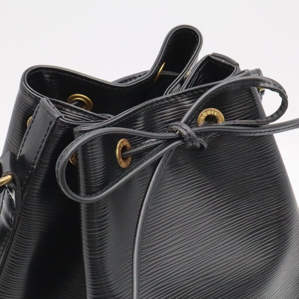 Louis Vuitton Epi Noe Shoulder Bag Drawstring Noir Black Gold — view 4