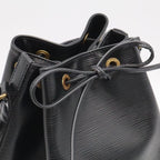 Louis Vuitton Epi Noe Shoulder Bag Drawstring Noir Black Gold — view 4