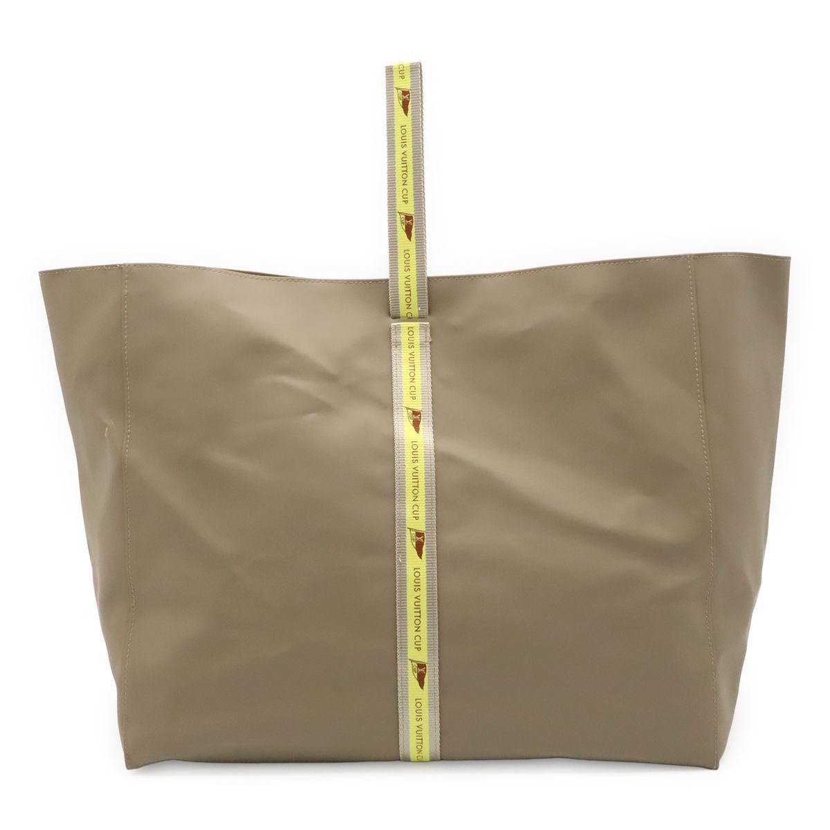 Louis Vuitton Cup LV Cup Limited Tote Polyurethane Khaki Yellow