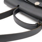 Hermes Herbag MM 2-Way Shoulder Bag Toile Officier Canvas Black — view 4