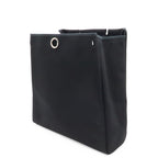 Hermes Herbag MM 2-Way Shoulder Bag Toile Officier Canvas Black — view 9