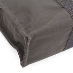 Hermes Her Line Tote MM Canvas Gray Black Silver — view 3