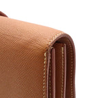 Hermes Sac a Depeches 38 Business Briefcase Document Purse Veau Epsom Brown Gold — view 7