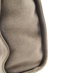 Chanel Deauville Tote Shoulder Bag Chain Canvas Leather Gray Black — view 6