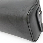 Louis Vuitton Taiga Trousse Yvan Clutch Pouch Leather Ardoise Black — view 3