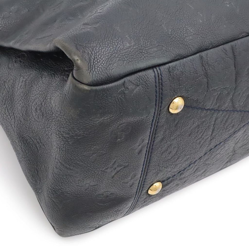 Louis Vuitton Monogram Empreinte Artsy MM Tote Shoulder Infini Dark Blue — view 3
