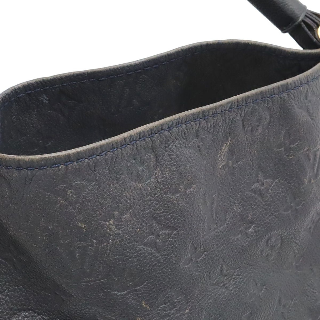 Louis Vuitton Monogram Empreinte Artsy MM Tote Shoulder Infini Dark Blue — view 6