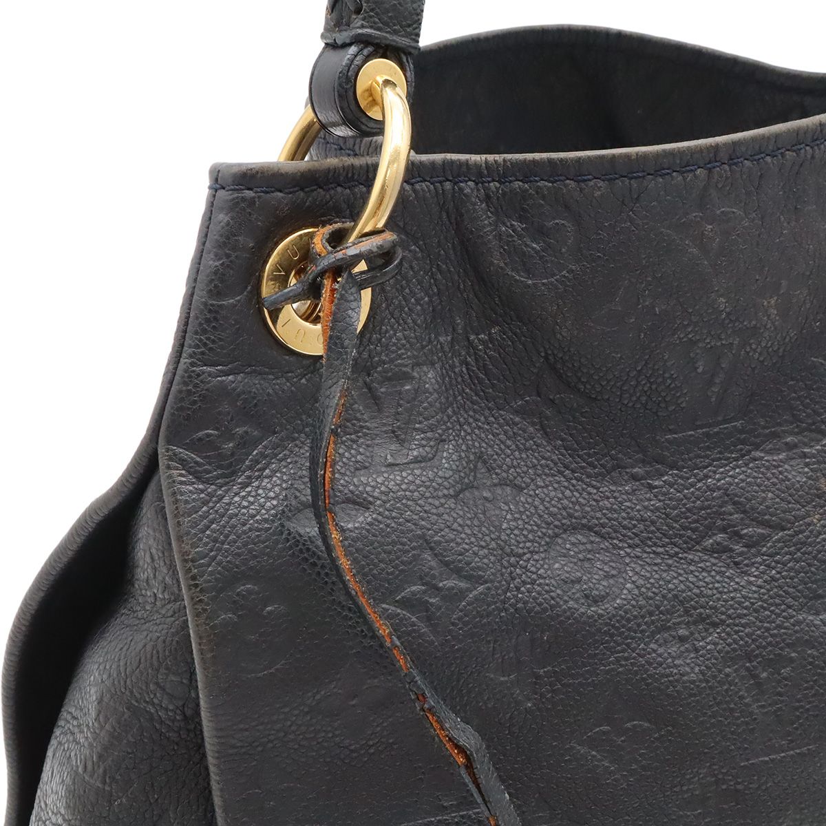 Louis Vuitton Monogram Empreinte Artsy MM Tote Shoulder Infini Dark Blue — view 8