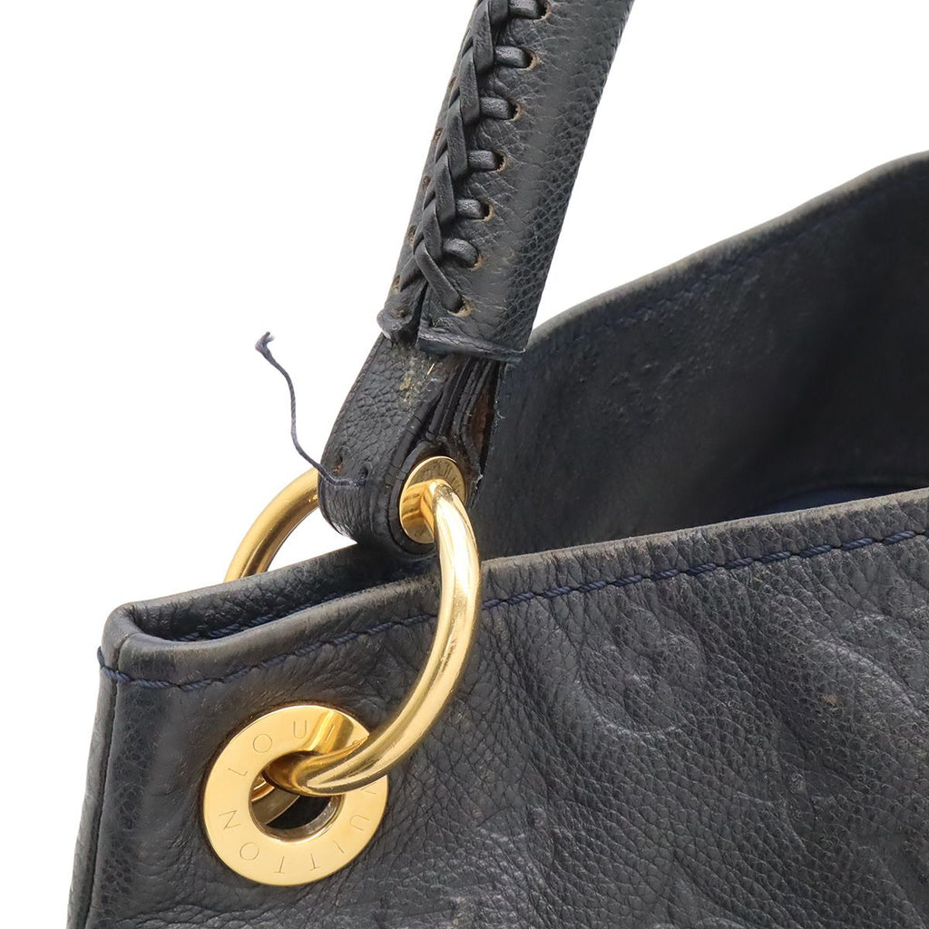 Louis Vuitton Monogram Empreinte Artsy MM Tote Shoulder Infini Dark Blue — view 5