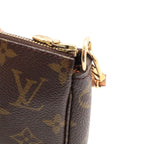 Louis Vuitton Monogram Pochette Soir Pouch Handbag Party — view 6