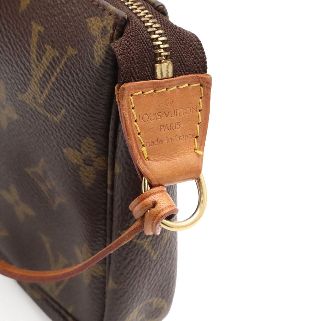 Louis Vuitton Monogram Pochette Soir Pouch Handbag Party — view 7