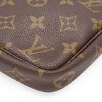 Louis Vuitton Monogram Pochette Soir Pouch Handbag Party — view 3