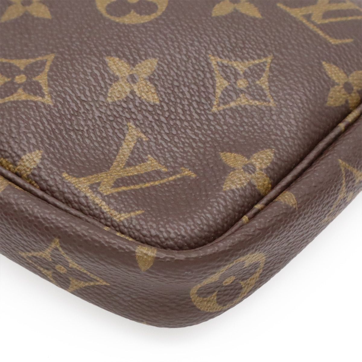 Louis Vuitton Monogram Pochette Soir Pouch Handbag Party — view 3