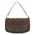 Louis Vuitton Monogram Pochette Soir Pouch Handbag Party