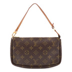 Louis Vuitton Monogram Pochette Soir Pouch Handbag Party