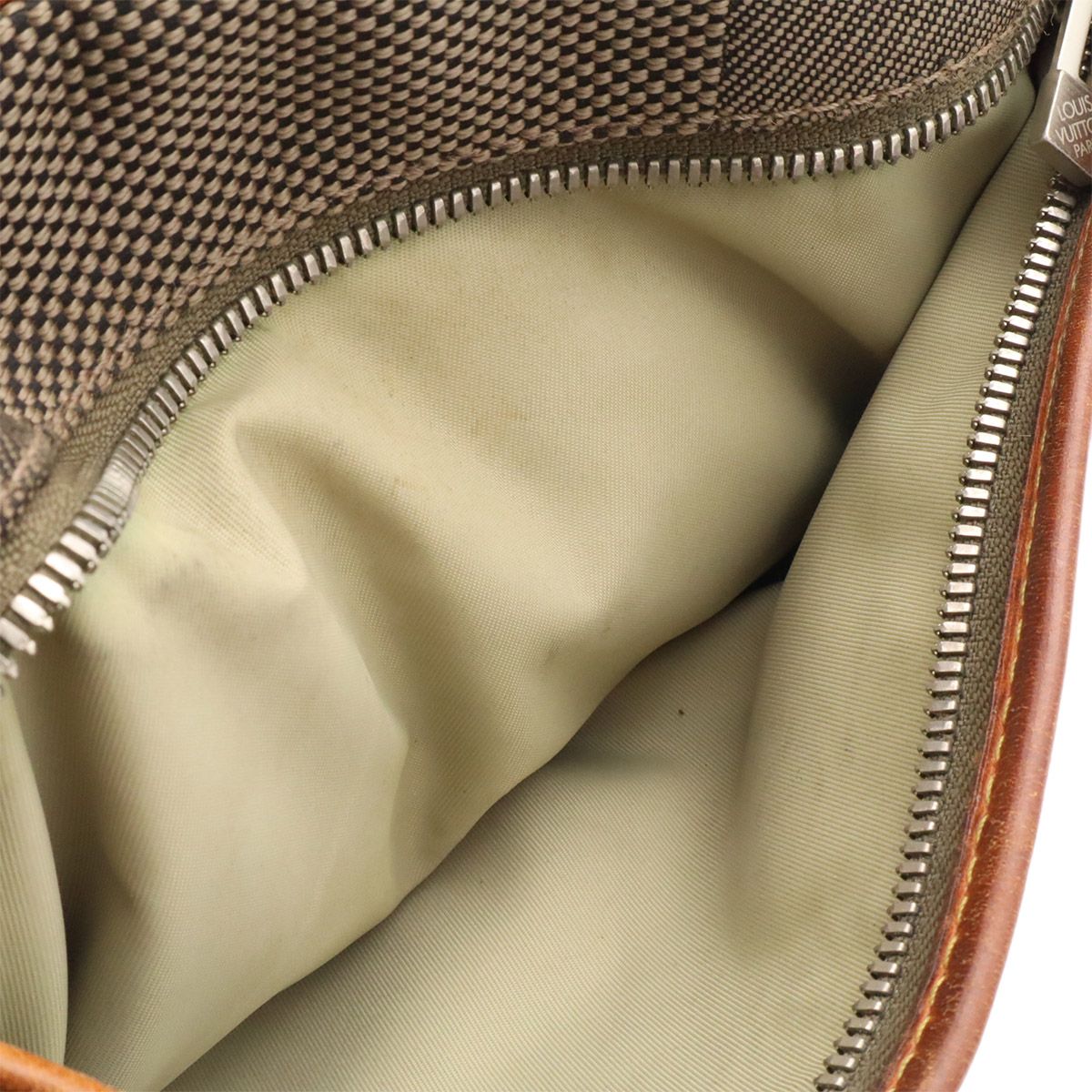 Louis Vuitton Damier Geant Acrobat Belt Bag Canvas Leather Tail Khaki — view 7