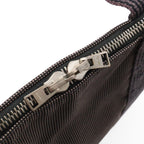 Hermes Her Line Porte Documents Briefcase Purse 3 Handbag Nylon Canvas Gray — view 5