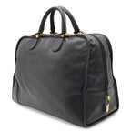 Loewe Amazona 40 Anagram Boston Bag Purse Leather Black Gold — view 2
