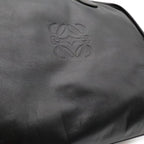 Loewe Amazona 40 Anagram Boston Bag Purse Leather Black Gold — view 9
