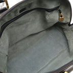 Loewe Amazona 40 Anagram Boston Bag Purse Leather Black Gold — view 7