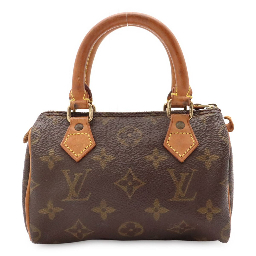 Louis Vuitton Monogram Mini Speedy Mini Bag Pouch Case