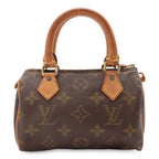 Louis Vuitton Monogram Mini Speedy Mini Bag Pouch Case
