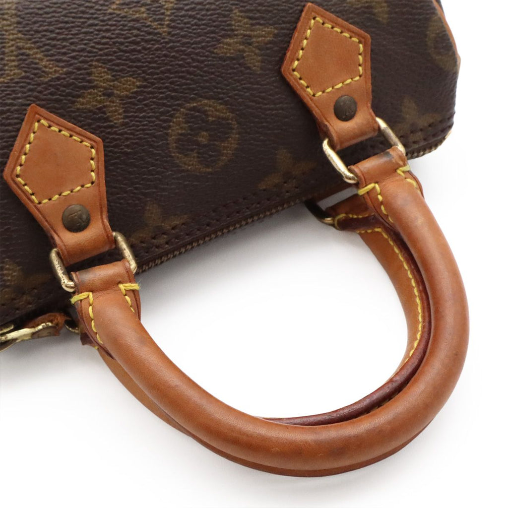 Louis Vuitton Monogram Mini Speedy Mini Bag Pouch Case — view 4