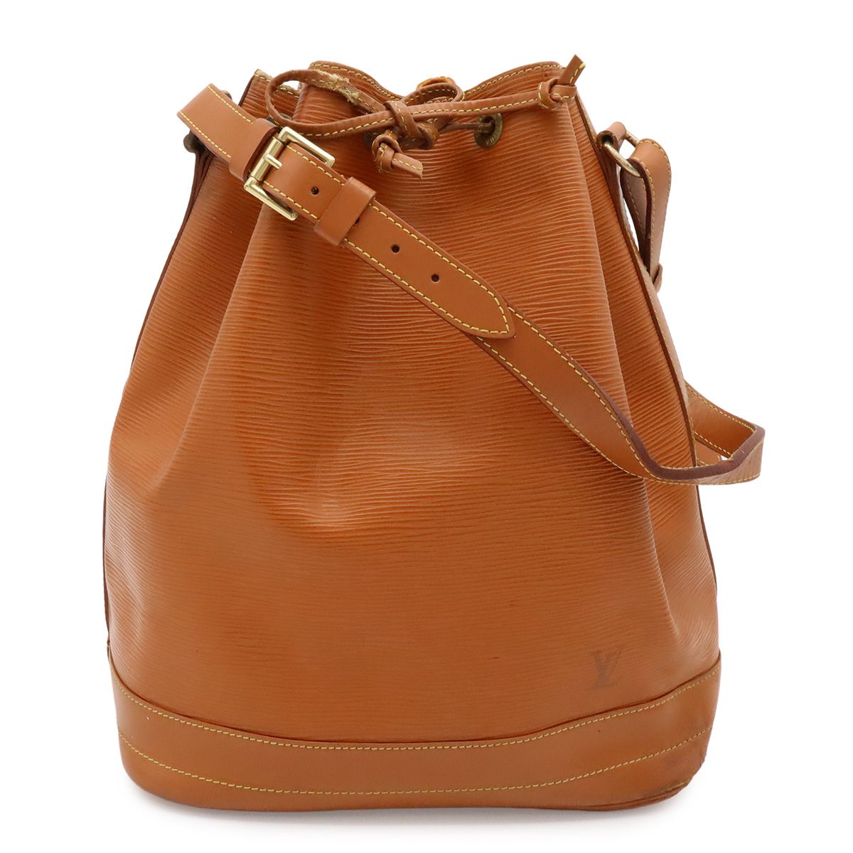 Louis Vuitton Epi Noe Drawstring Shoulder Bag Cipango Gold Camel