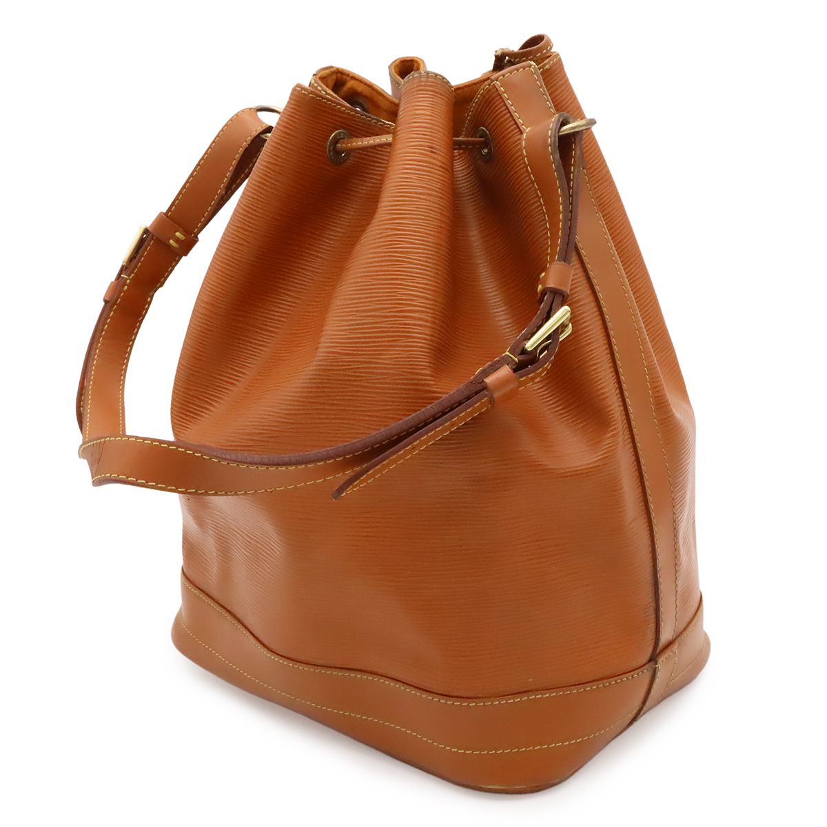 Louis Vuitton Epi Noe Drawstring Shoulder Bag Cipango Gold Camel — view 2