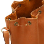 Louis Vuitton Epi Noe Drawstring Shoulder Bag Cipango Gold Camel — view 6