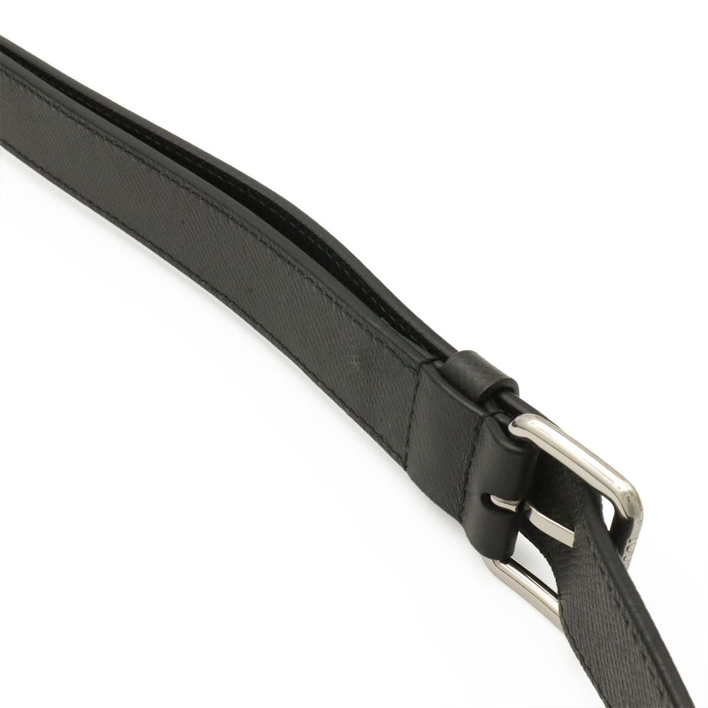 Louis Vuitton Taiga Roman PM Shoulder Bag Crossbody Leather Ardoise Black — view 5