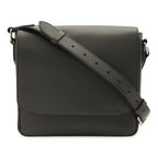 Louis Vuitton Taiga Roman PM Shoulder Bag Crossbody Leather Ardoise Black