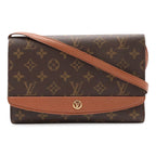 Louis Vuitton Monogram Bordeaux 24 Shoulder Bag Crossbody 2-Way Clutch