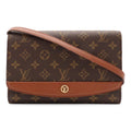 Louis Vuitton Monogram Bordeaux 24 Shoulder Bag Crossbody 2-Way Clutch