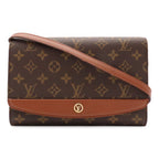 Louis Vuitton Monogram Bordeaux 24 Shoulder Bag Crossbody 2-Way Clutch