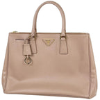 Prada Handbag Galleria Saffiano Leather Pink