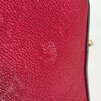 Louis Vuitton Saintonge Shoulder Bag Fringe Pochette Monogram Empreinte Scarlet — view 4