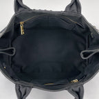 Prada Tote Canapa 2-Way Studded Canvas Nero — view 8
