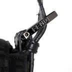 Fendi Shoulder Bag Zucchino Mamma Bucket Canvas Black 8 — view 5