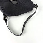Fendi Shoulder Bag Zucchino Mamma Bucket Canvas Black 8 — view 7