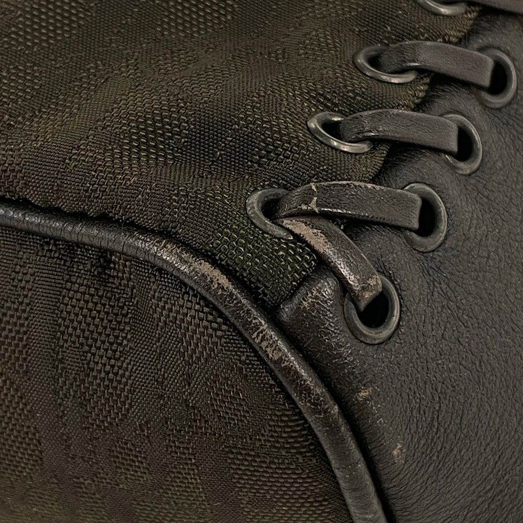 Dior Shoulder Bag Trotter Pattern Nylon Brown — view 3