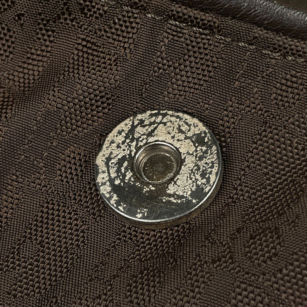 Dior Shoulder Bag Trotter Pattern Nylon Brown — view 7