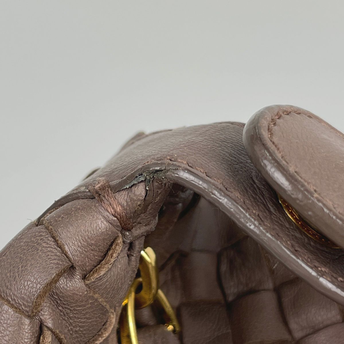 Bottega Veneta Handbag Intrecciato Leather Brown — view 5