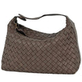 Bottega Veneta Handbag Intrecciato Leather Brown