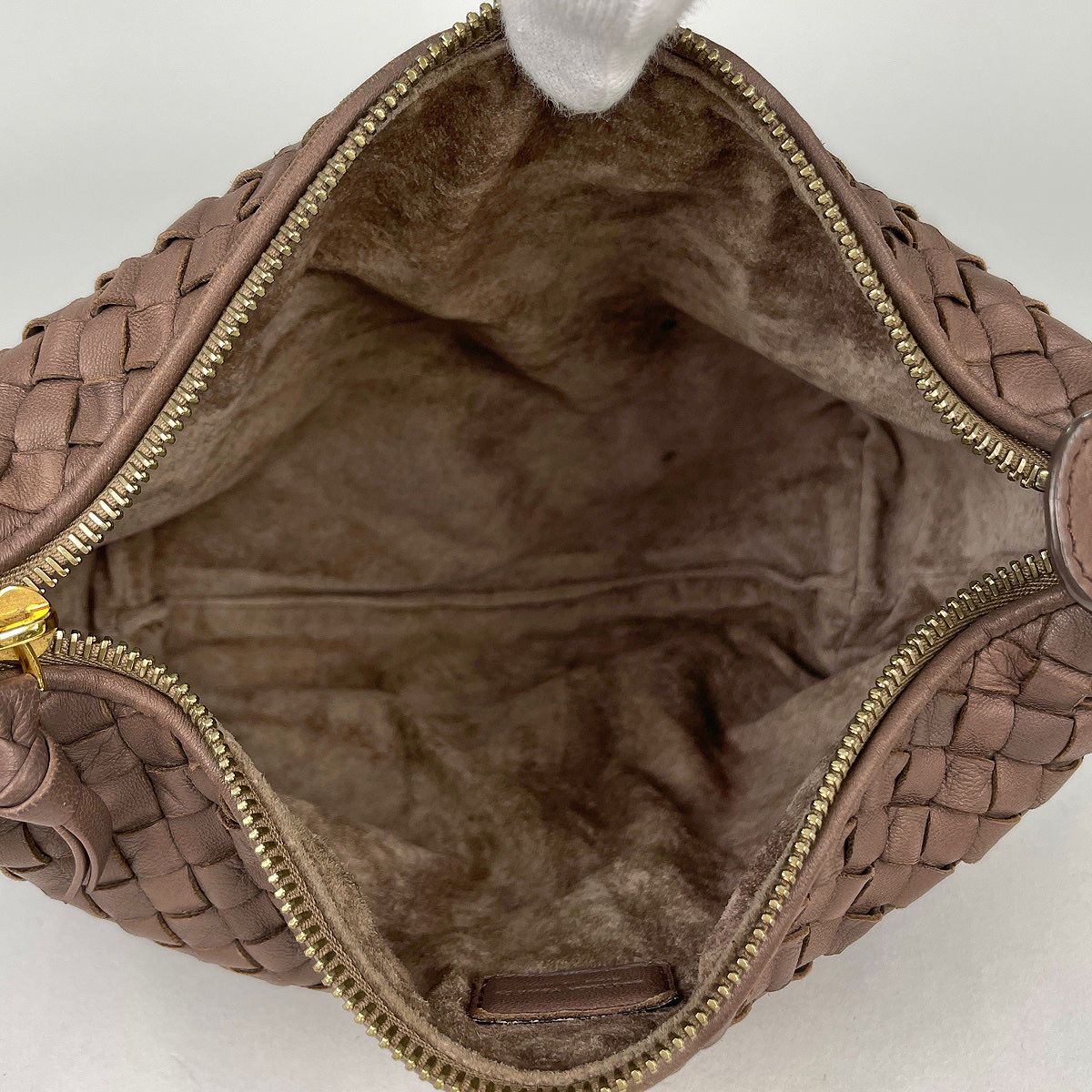 Bottega Veneta Handbag Intrecciato Leather Brown — view 7