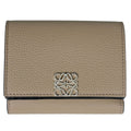 Loewe Trifold Wallet Anagram Leather Gray